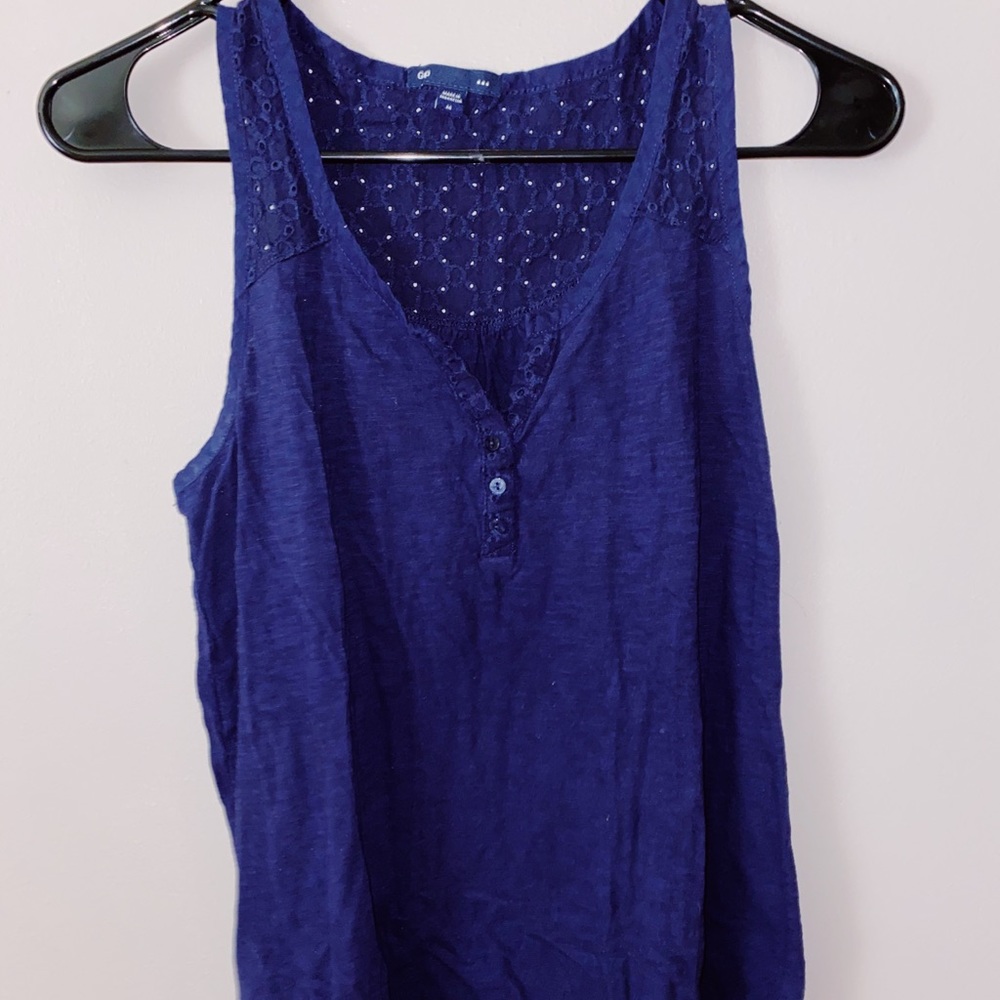 GAP navy blue tank top